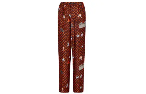 LOUIS VUITTON Casual Pants Women's Red