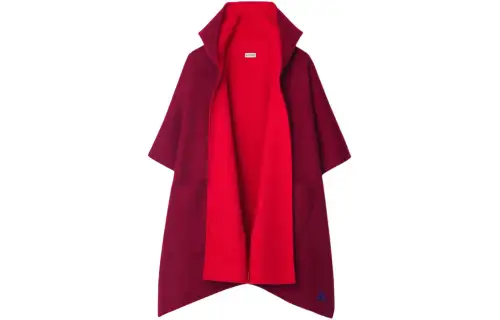 Burberry Cloak Women's Raspberry Red