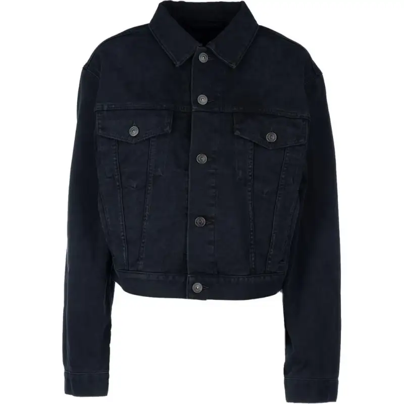 Balenciaga Cropped Denim Jacket