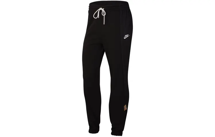 Nike Knitted Sweatpants Women's Black Moderate Cuffed Pants