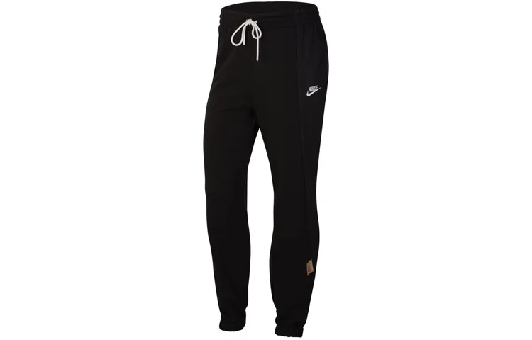 Nike Knitted Sweatpants Women's Black Moderate Cuffed Pants