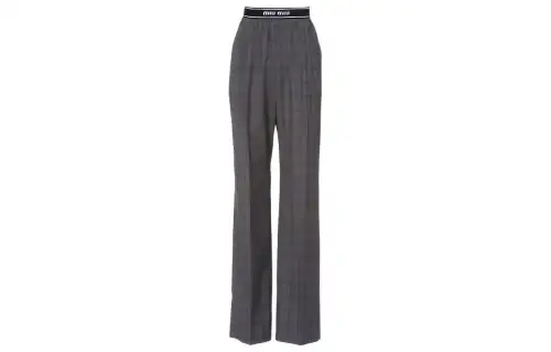 MIU MIU SS22 Casual Pants Women's Gray