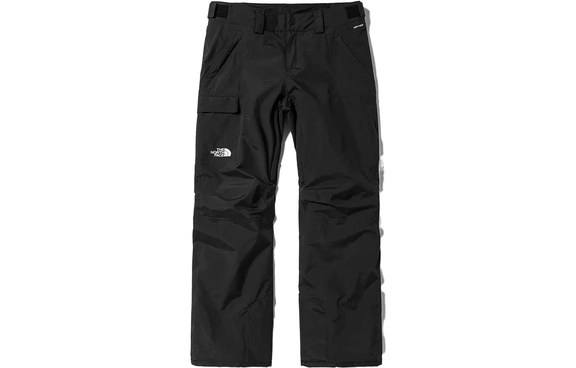 THE NORTH FACE Knitted Sweatpants Women's Black Moderate Straight Fit Pants