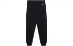 KENZO Classic Tiger Head Knitted Sweatpants Women's Black Moderate Cuffed Pants