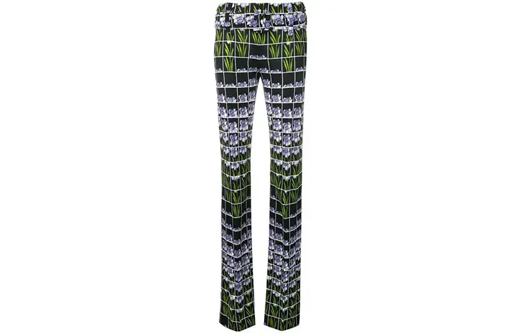 PRADA Casual Pants Women's Black Moderate Straight Fit Pants