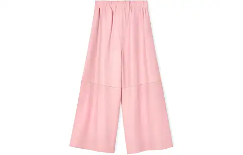 LOEWE Casual Pants Women's Pink Moderate Wide Leg Pants