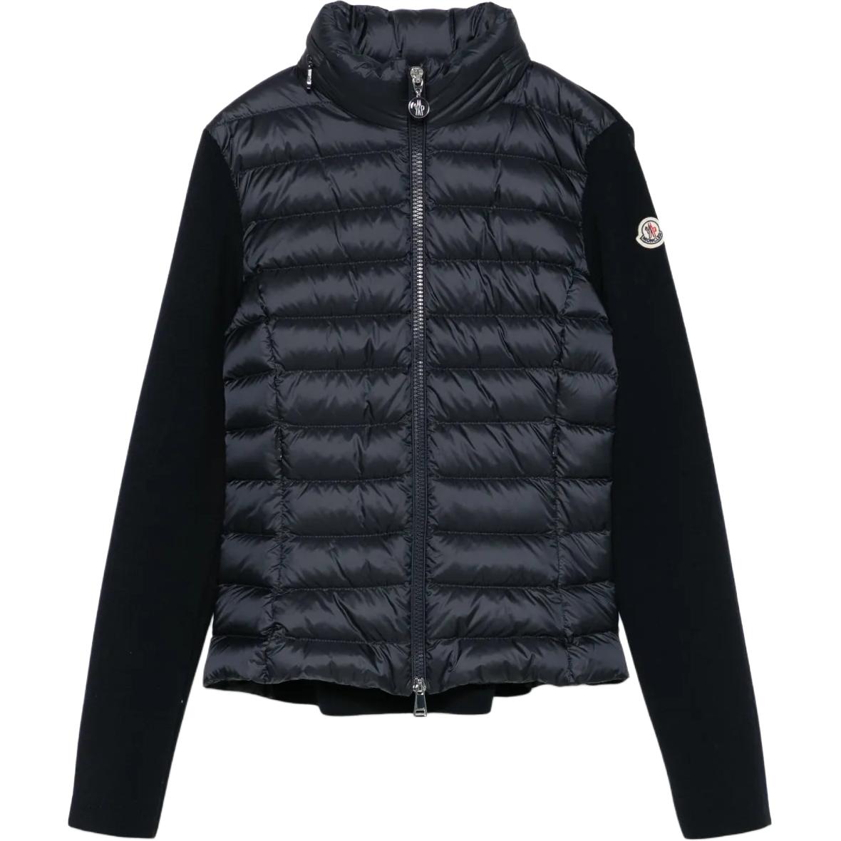 Женская куртка Moncler (темно-синяя)