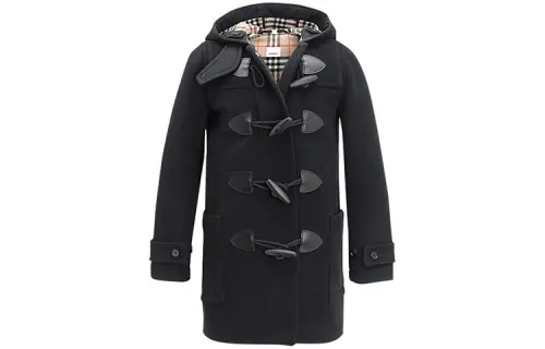 Burberry Velvet Jackets Women's Black Hooded Moderate