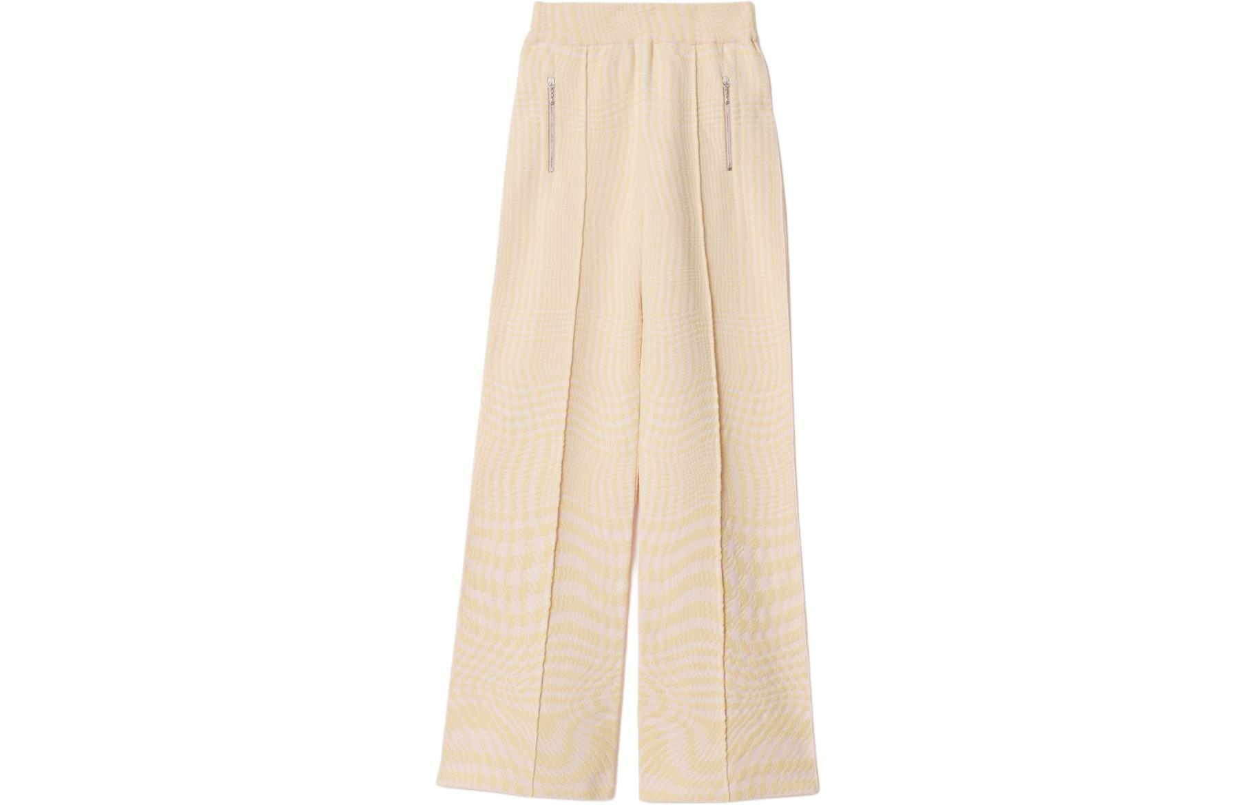 Burberry houndstooth-jacquard wool-blend trousers