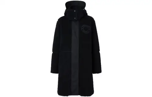 Burberry Pre Owned 2010s Fleece textured Coat