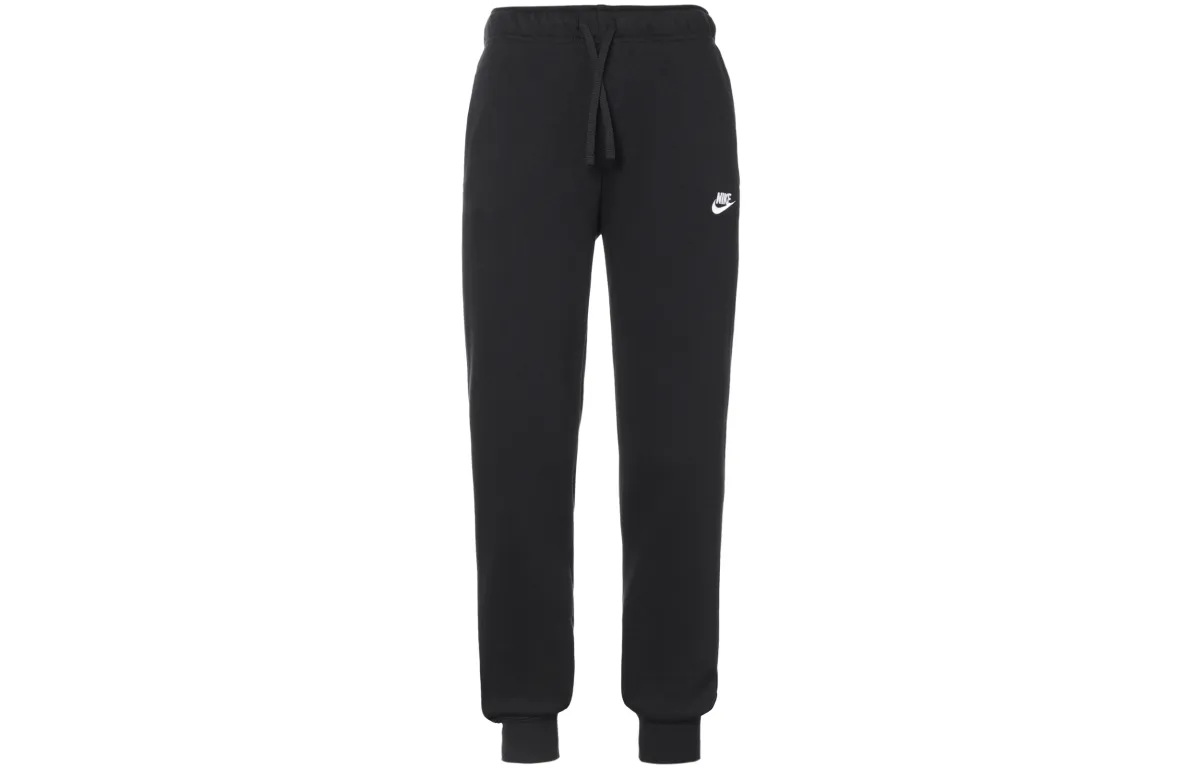 Nike Knitted Sweatpants Women's Black Moderate Cuffed Pants