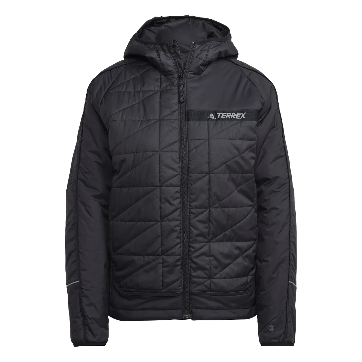 Adidas Terrex Puffer Jackets Women's Black Hooded Moderate Other