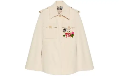 GUCCI Coats Women's Beige Moderate