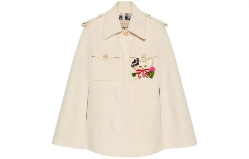 GUCCI Coats Women's Beige Moderate