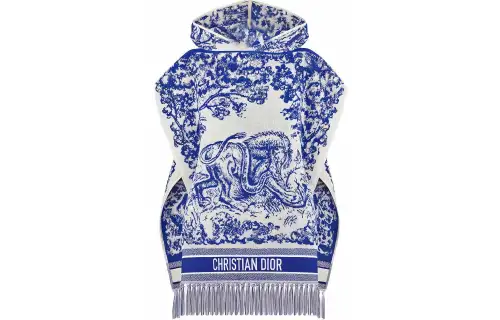 DIOR Quarterly New Products Cloaks Women's Blue