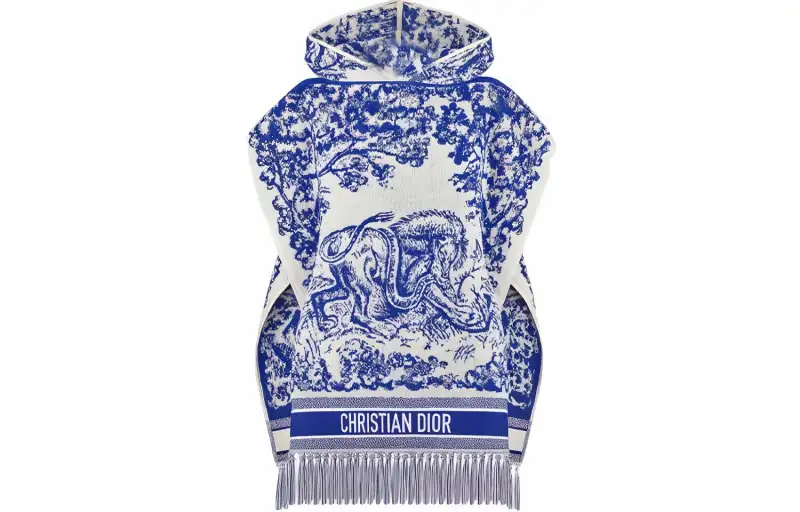 DIOR Quarterly New Products Cloaks Women's Blue