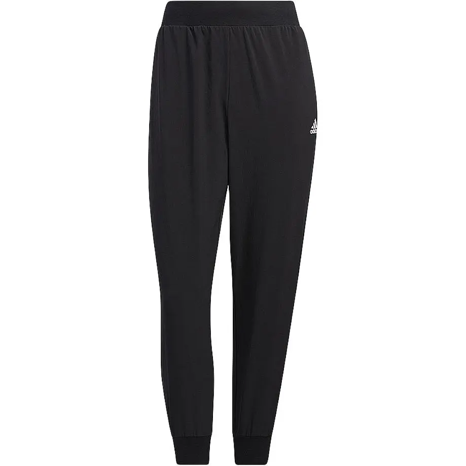 Adidas Knitted Sweatpants Women's Black Moderate Cuffed Pants