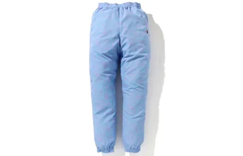 A BATHING APE Knitted Sweatpants Women's Moderate Cuffed Pants