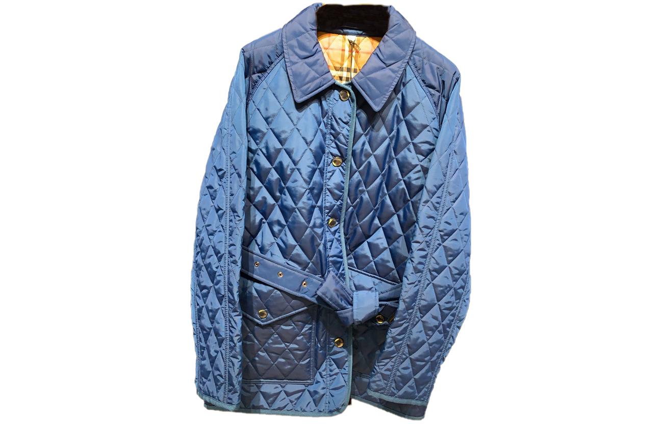 Burberry FW23 Puffer Jacket Women's Blue