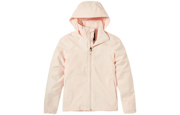 THE NORTH FACE Waterproof, Windproof, And Breathable Windbreaker Jacket Women's Light Pink
