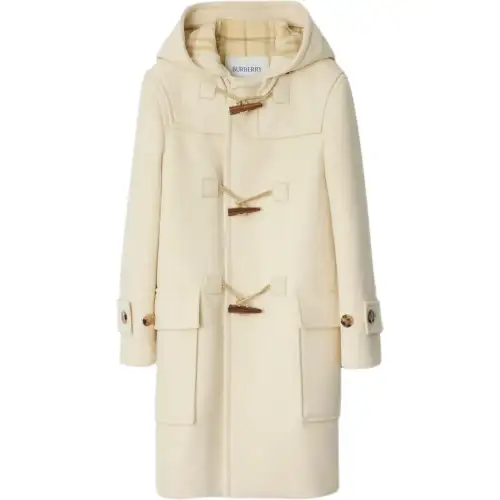 Burberry hooded duffle coat