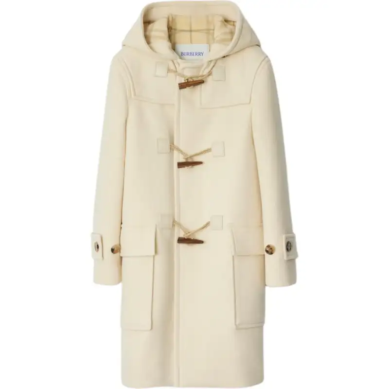 Burberry hooded duffle coat