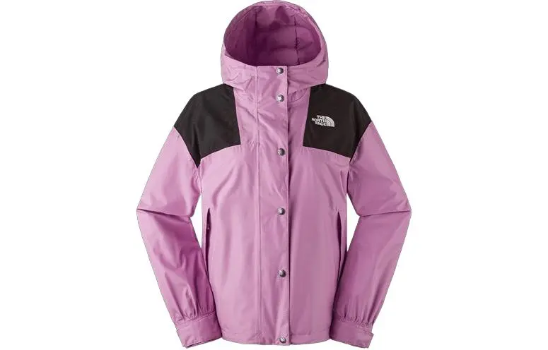 THE NORTH FACE Urban Exploration Windbreaker Jackets Women's Purple Hooded Moderate