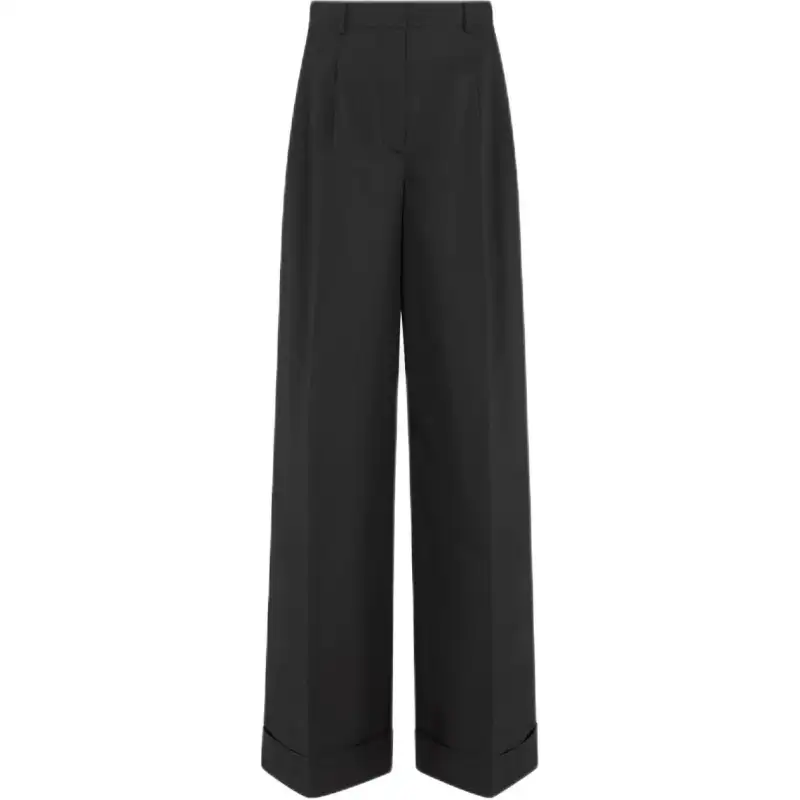 DIOR Wide Leg Pants Casual Pants Women's Black
