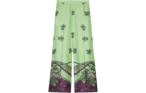 GUCCI Casual Pants Women's Green