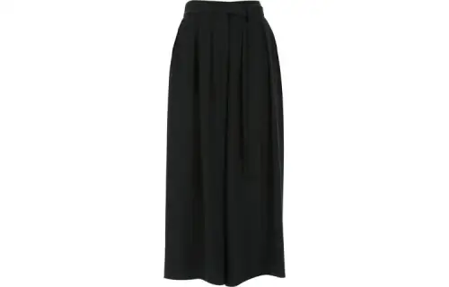 LOEWE Casual Pants Women's Black Moderate Straight Fit Pants