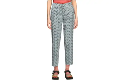 PRADA Casual Pants Women's Blue Moderate Slim Fit Pants