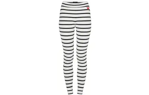 LOUIS VUITTON New Quarterly Products Of LV Leggings Women's White Moderate