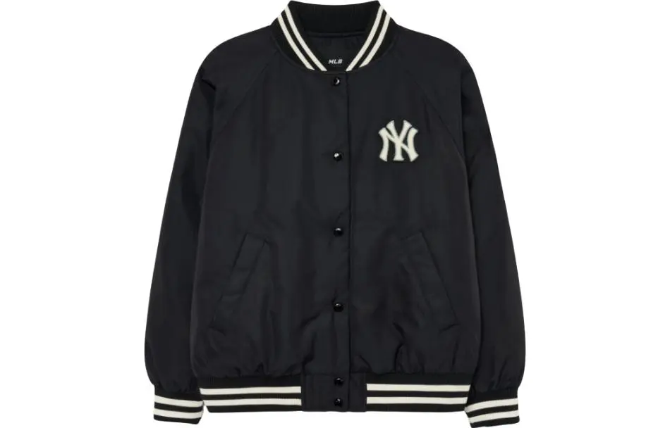 MLB Baseball Jackets Women's Black Stand Collar Moderate