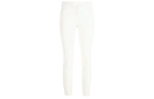 THE ROW Casual Pants Women's White Moderate Straight Fit Pants