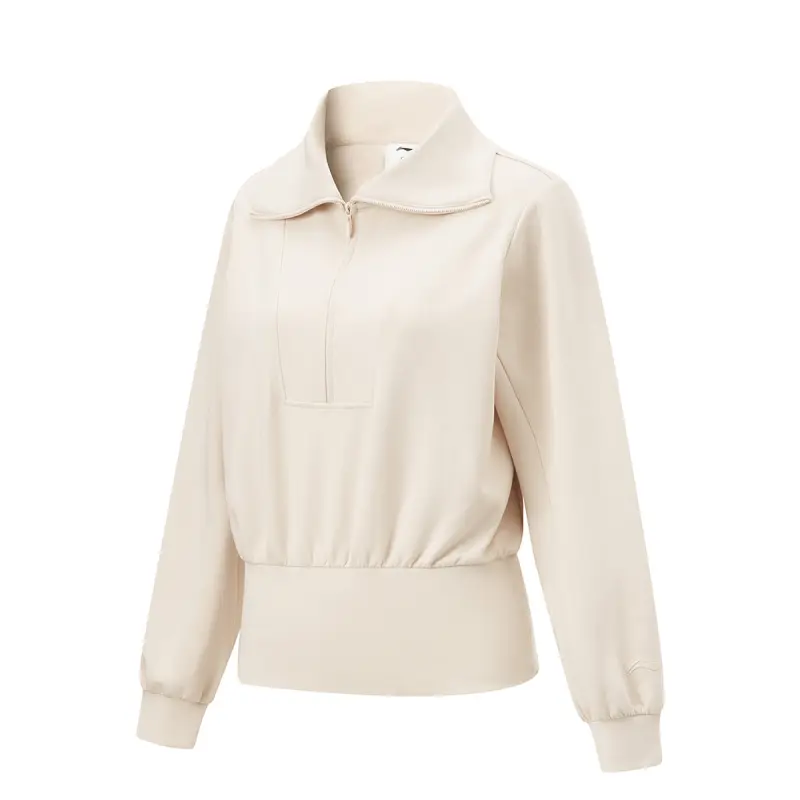 Li Ning Sweatshirt Women's Sand Gravel Gray