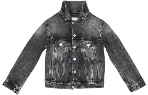 Balenciaga Distressed-Effect Denim Jacket