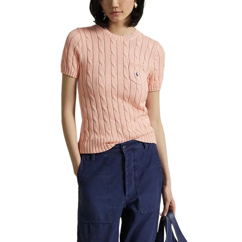 Polo Ralph Lauren SS25 Knitwear Standard Women's Light Pink