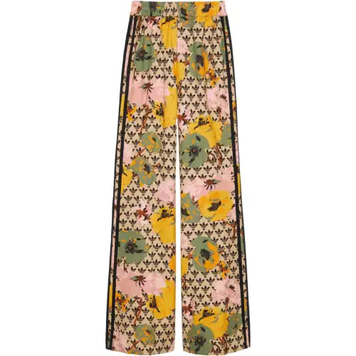 GUCCI x Adidas Originals Knitted Sweatpants Women's Multicolor