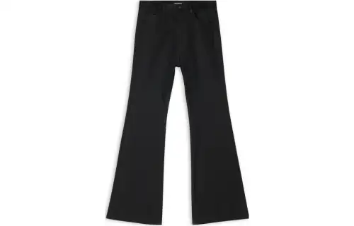 Balenciaga Casual Pants Loose Fit Women's Black