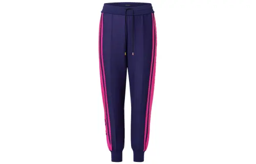 Lv Block Knit Jogging Pants