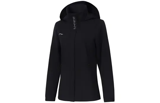 Li Ning Trench Coat Women's Black