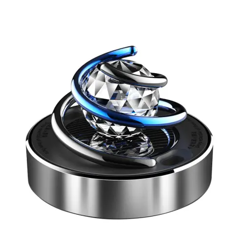 Rotating accessory solar-powered, perfume, universal aromatherapy