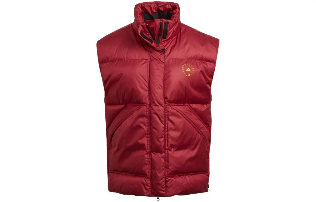 adidas By Stella McCartney Padded Winter Gilet 'Collegiate Burgundy'