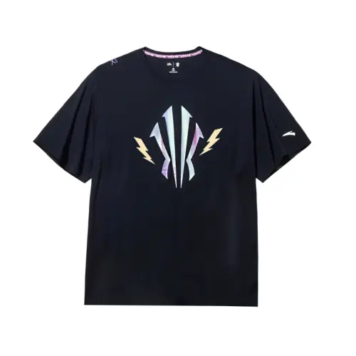 Anta Variety Training Collection T Shirt Unisex Basic Black
