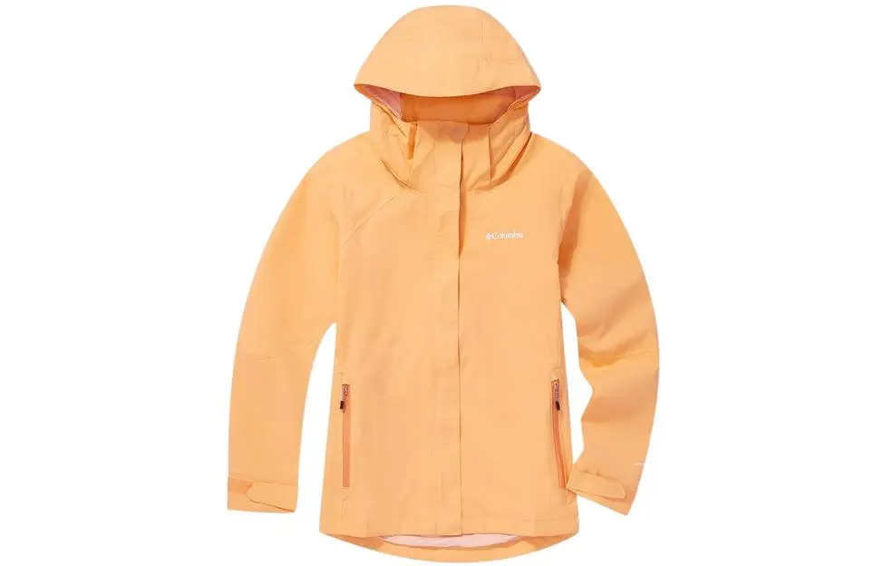 Columbia Waterproof Lightweight Windbreaker Jacket Women's Orange