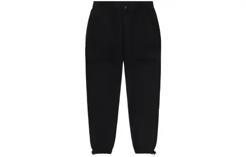 Vans Knitted Sweatpants Women's Black Moderate Cuffed Pants