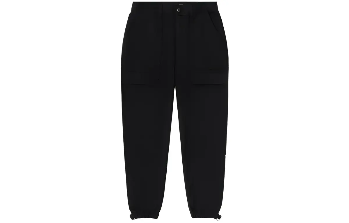 Vans Knitted Sweatpants Women's Black Moderate Cuffed Pants