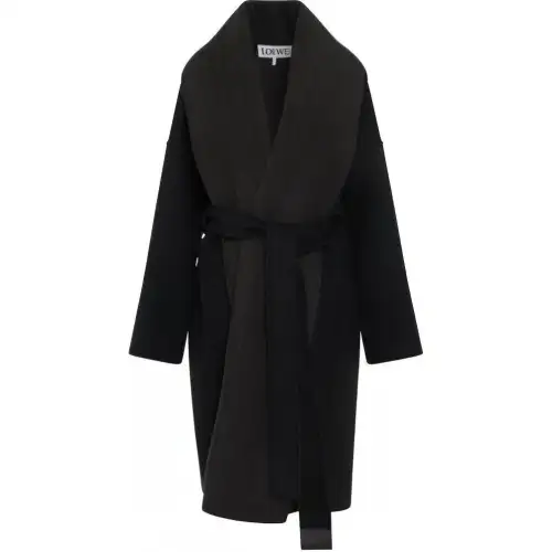 LOEWE Coats Women's Black Moderate