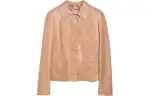 GUCCI Buttoned Leather Jacket
