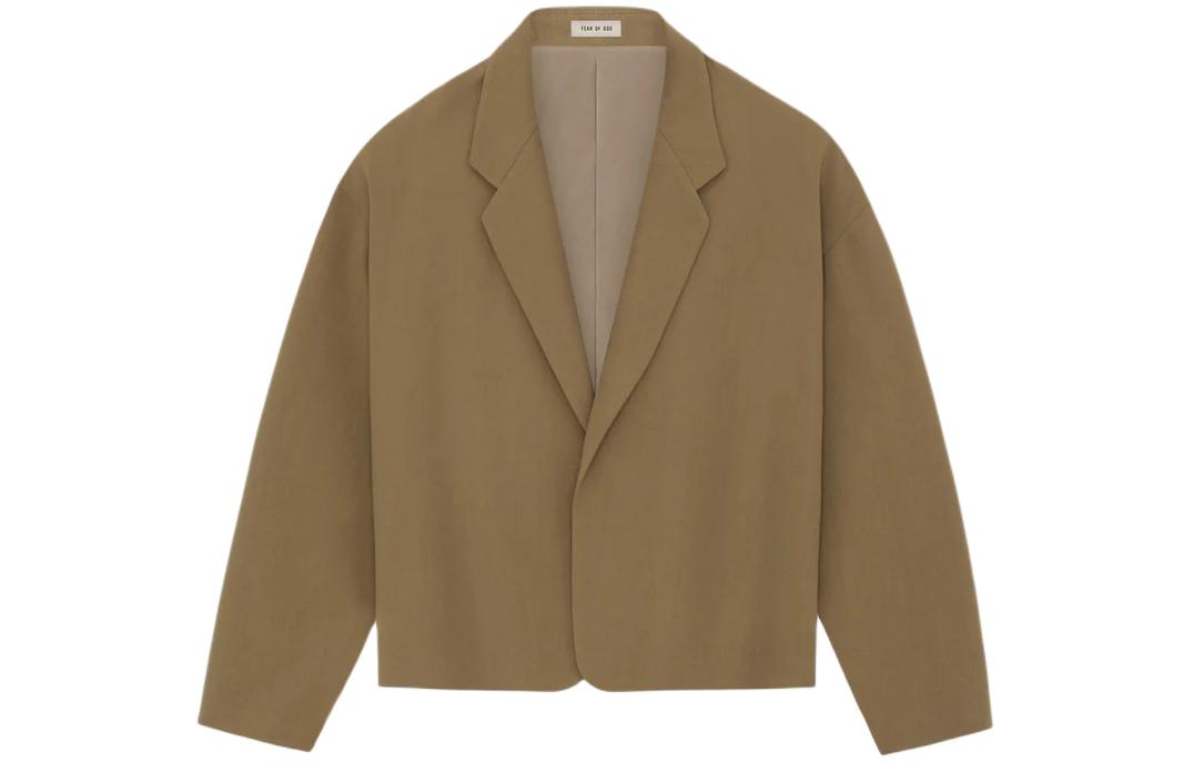 Fear of God SS24 Season 8 Series Wool 8th California Blazer Solid Color Loose Casual Suit Women's Deer/Deer